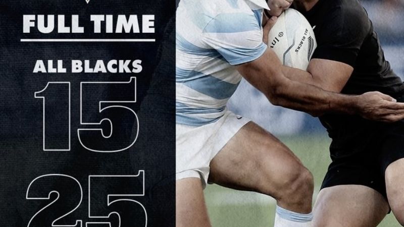 Los All Blacks felicitaron a Los Pumas, tras su hazaña