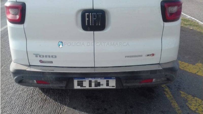 Escaparon de un control porque no tenían permiso para circular en Catamarca
