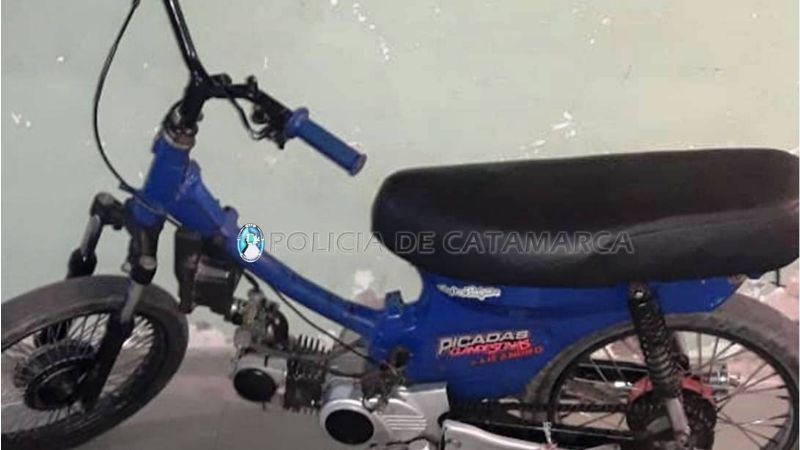 Demoran a un adolescente que circulaba en una moto de dudosa procedencia