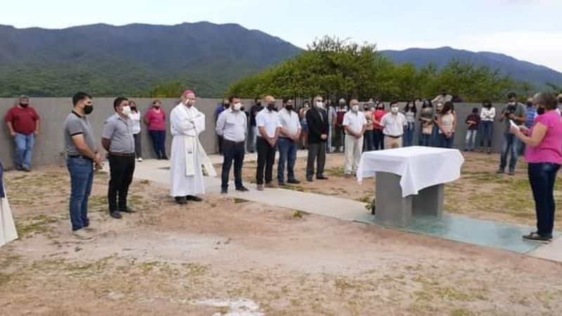 La comunidad de Monte Potrero celebró jubilosa las Bodas de Oro de su templo
