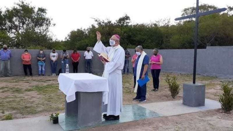 La comunidad de Monte Potrero celebró jubilosa las Bodas de Oro de su templo