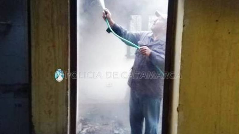 Incendio en una vivienda de Andalgalá