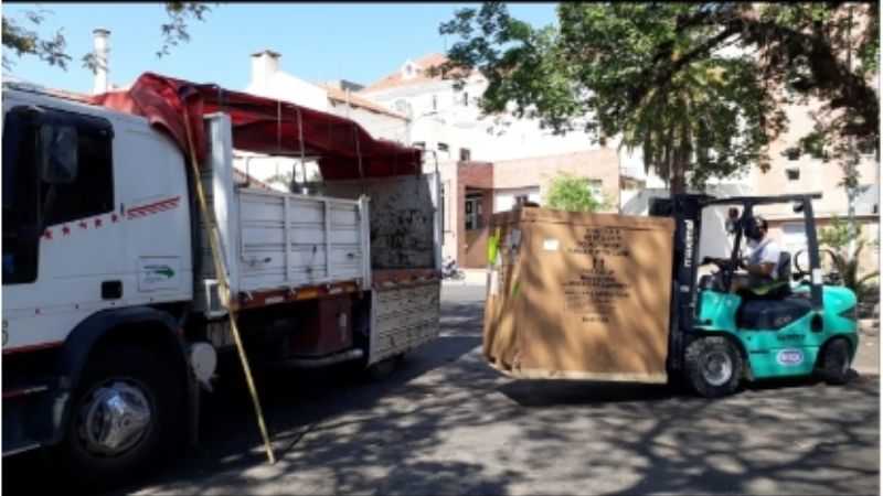 Nueva cabina de bioseguridad para el Hospital de Niños
