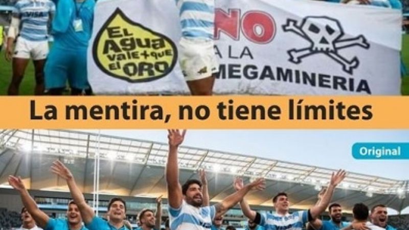 Ponen al descubierto falsa foto antiminera