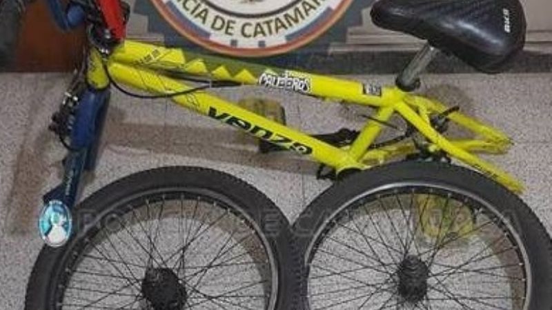 Tras un registro recuperan una bicicleta sustraída