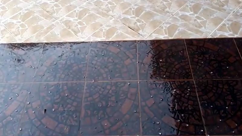 Cayó granizo en Tinogasta