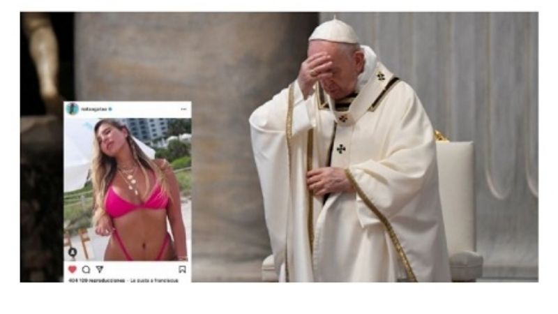 ¿Francisco puso ‘me gusta’ a una picante foto de una modelo brasileña?