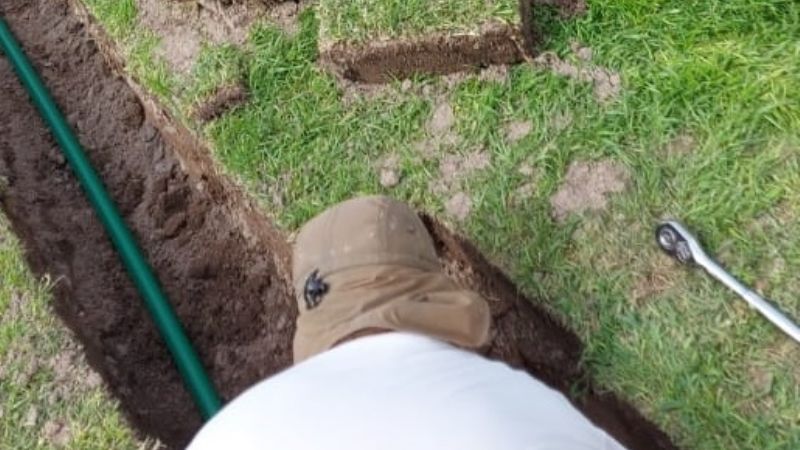 Mejoras en el sistema de riego del estadio “Bicentenario”