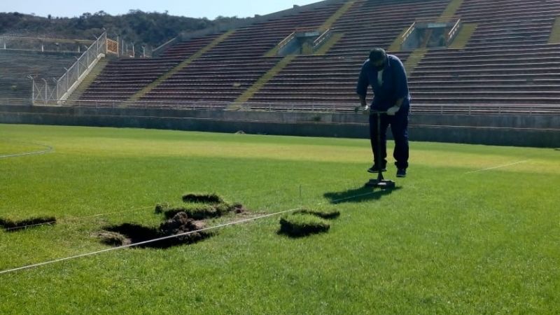Mejoras en el sistema de riego del estadio “Bicentenario”