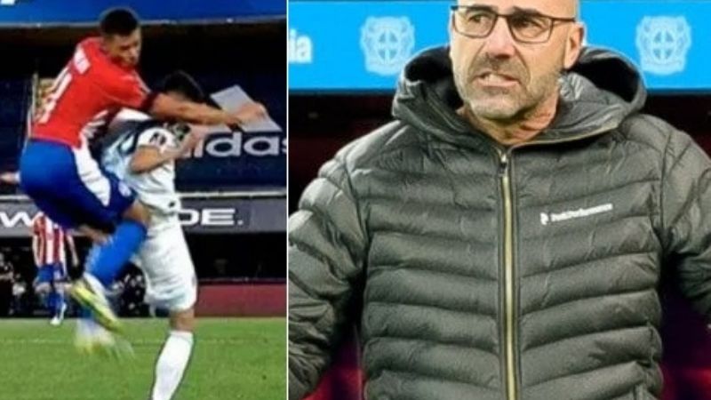 DT del Leverkusen duro por el rodillazo Romero a Palacios