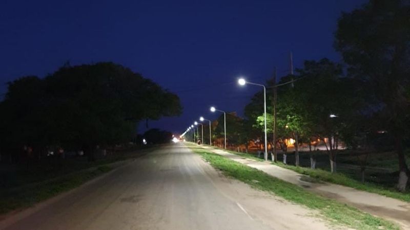 Nueva iluminación led en Ruta Provincial N°2