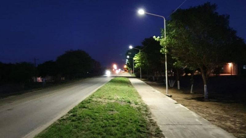 Nueva iluminación led en Ruta Provincial N°2