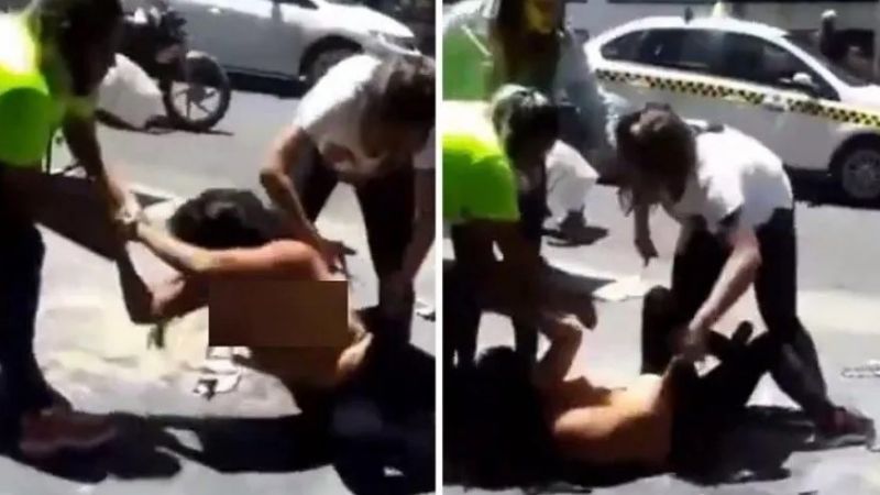 Atacaron a una supuesta mechera en Tucumán y la desnudaron en la calle