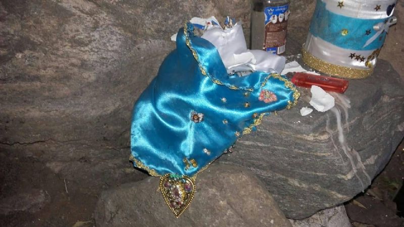 Destruyen imagen de la Virgen del Valle en El Gracián
