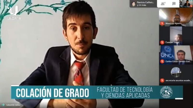 Nueva colación virtual en la Facultad de Tecnología