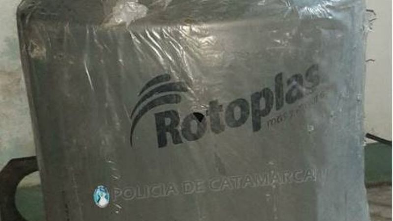 Detenido al salir de un descampado donde escondió un tanque