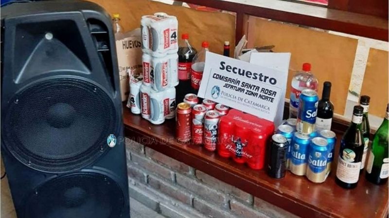 Desalojaron una fiesta privada en un predio gremial