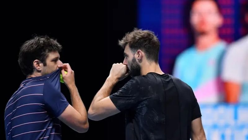 Zeballos eliminado en “semis” de dobles, cerró un gran año