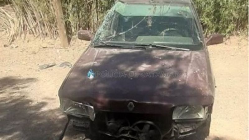 Daños materiales en un accidente en Fiambalá