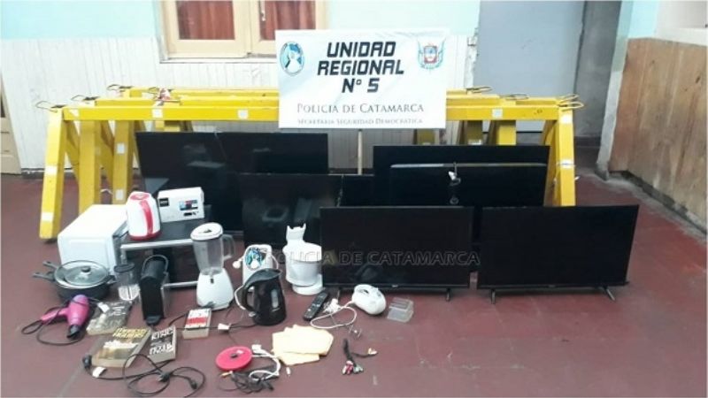 Vaciaron una hostería en Tinogasta pero la policía recuperó todo