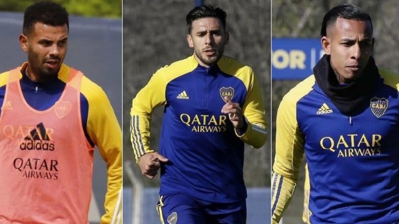 Cardona, Salvio y Villa para dos puestos en Boca