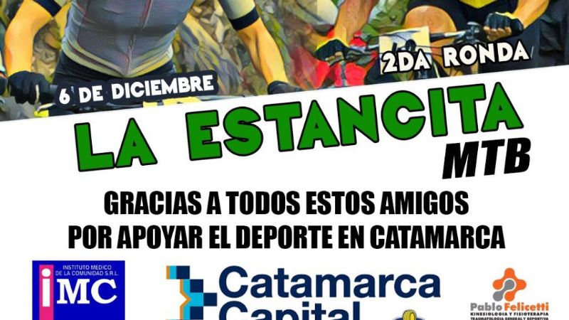 La Estancita MTB correrá su 2da. Ronda el 6 de diciembre
