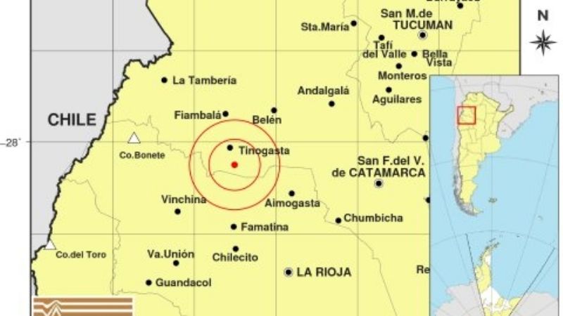 Otro temblor en el Oeste catamarqueño