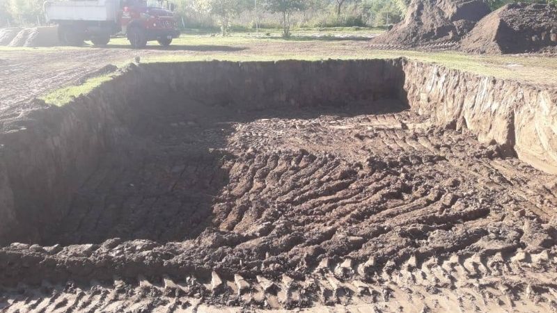 Construyen una nueva piscina en el complejo de APUNCa