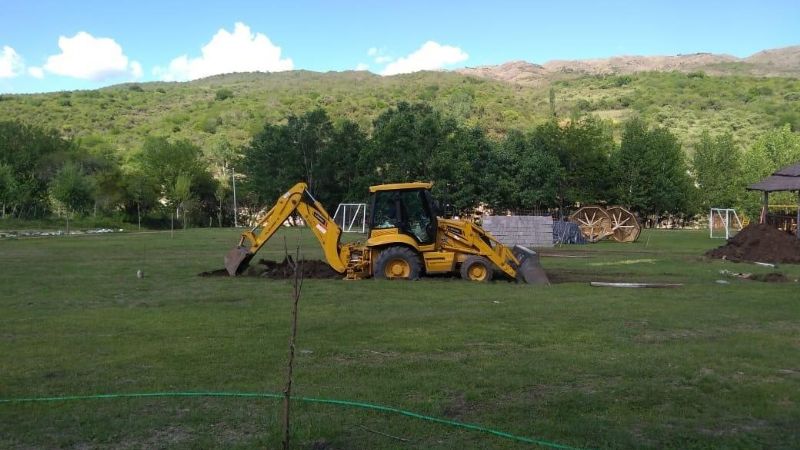 Construyen una nueva piscina en el complejo de APUNCa
