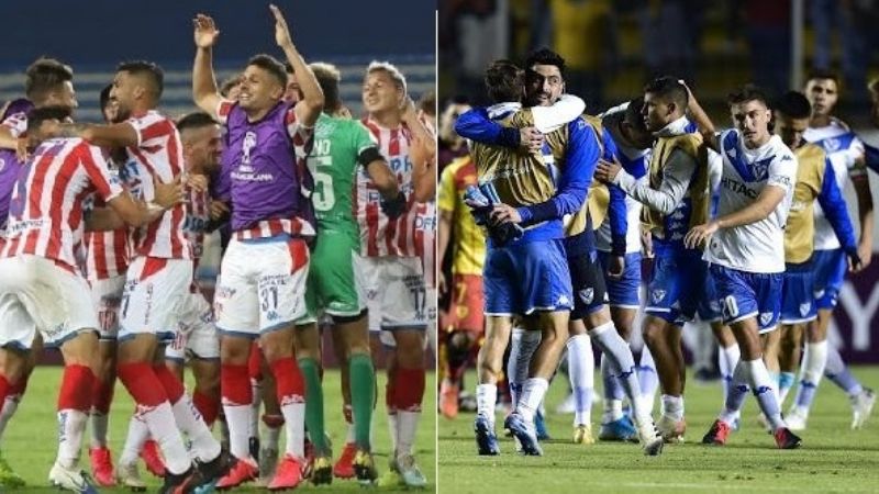 Unión y Vélez juegan por la Copa Sudamericana