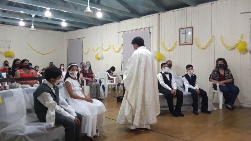 Caravana y Misa en el cierre de las fiestas en honor de Cristo Rey