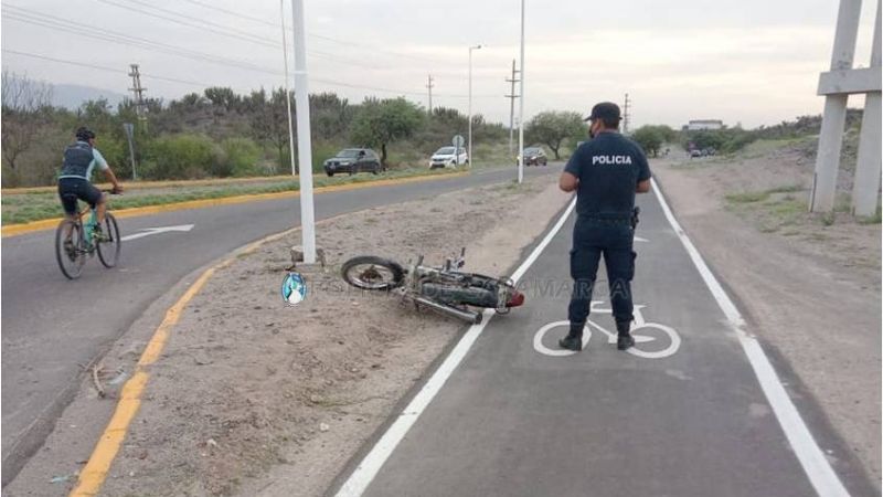 Derraparon en el ingreso a la Quebrada de Moreira