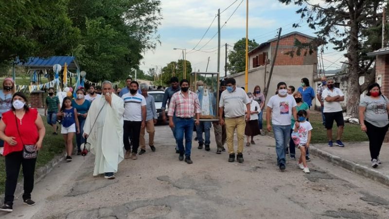 Celebran a la Virgen del Valle en comunidades de Paclín