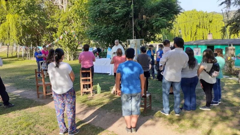Celebran a la Virgen del Valle en comunidades de Paclín