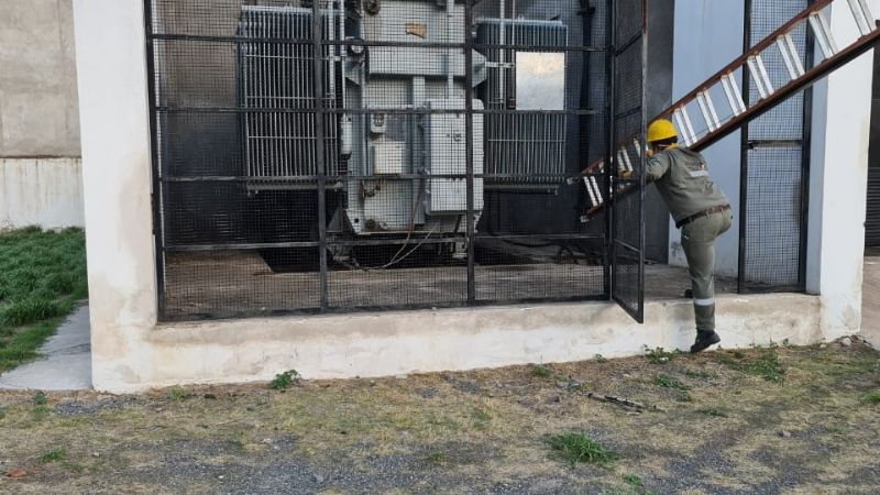 Los reiterados cortes de energía son por obras que mejorarán el servicio