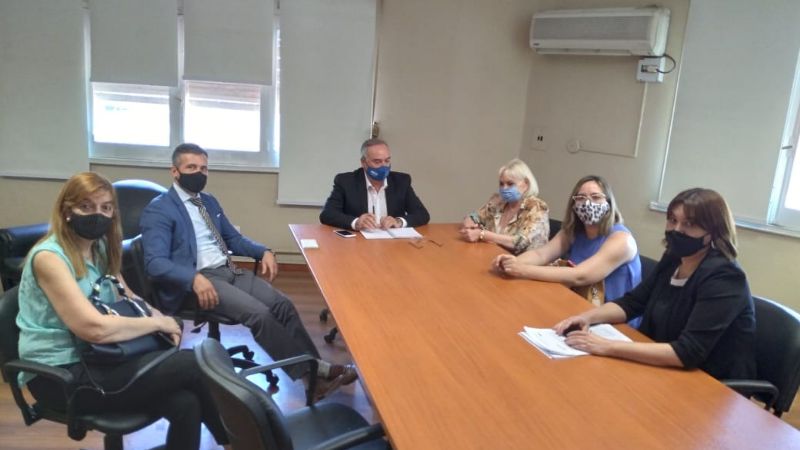 Arca se reunió con miembros del Consejo Directivo del Colegio Escribanos