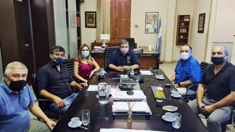 Niederle recibió a la Cámara de la Construcción