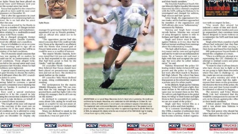 Título unánime en todos los diarios del mundo