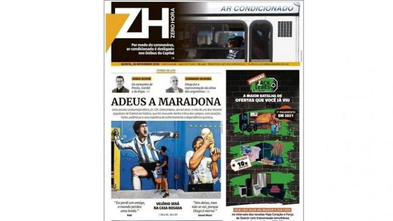 Título unánime en todos los diarios del mundo