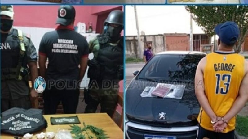 Incautan encomienda con 10 kilos de marihuana