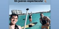 EL TWITT completo de Maroni con sus amigos, surfeando en el río.