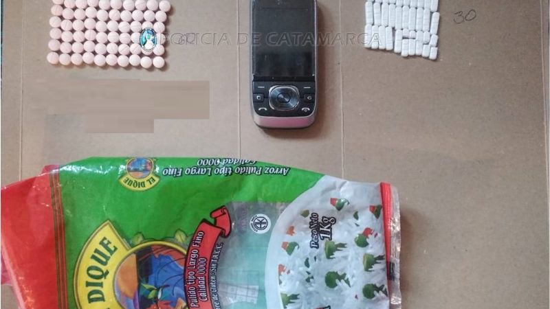 Escondió 180 pastillas en los alimentos que estaban destinados a un preso