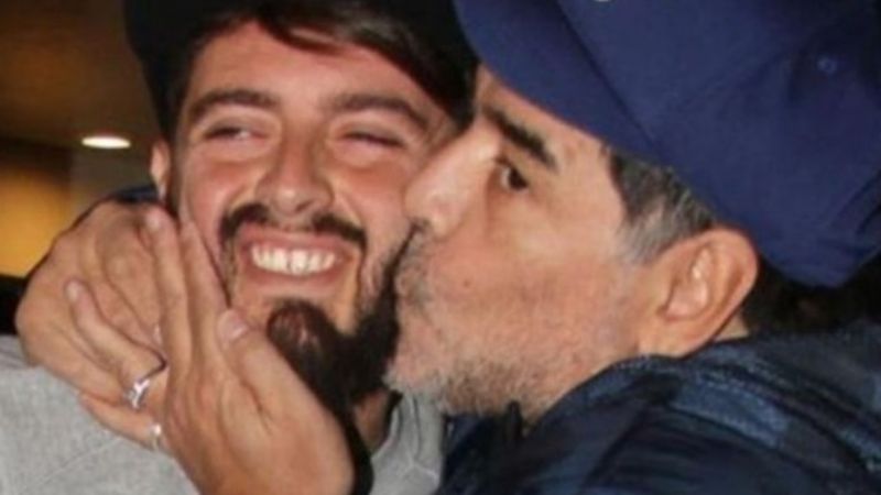 Diego Maradona Jr. y el inmenso dolor por la muerte de su padre