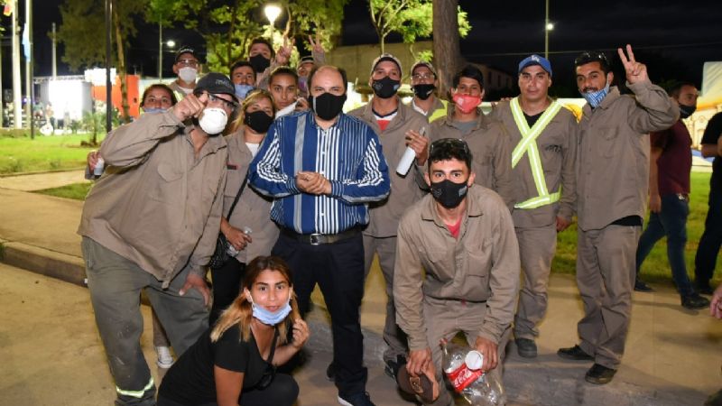 Saadi celebró con los vecinos los 50 años del Barrio 9 de Julio