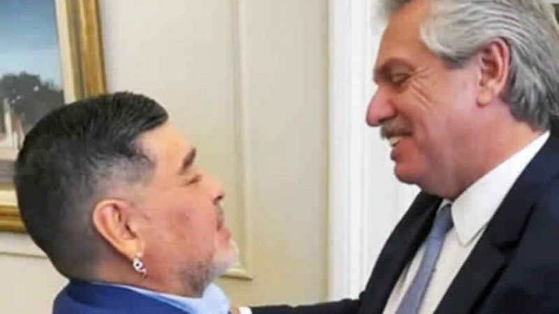 Alberto: "Qué distinto sería el país si todos pensáramos como Maradona"