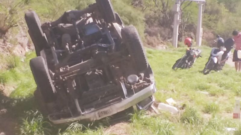 Vuelco en la Quebrada de Moreira