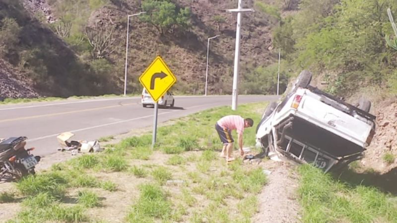 Vuelco en la Quebrada de Moreira