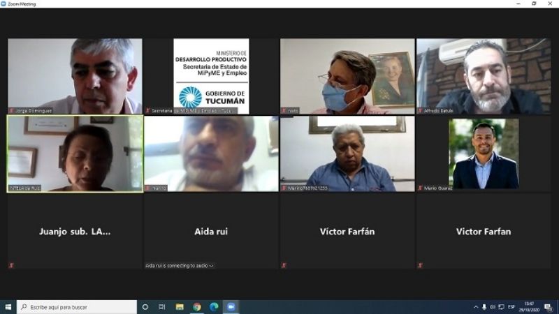 Funcionarios locales en la reunión del Consejo de Trabajo y Empleo del NOA