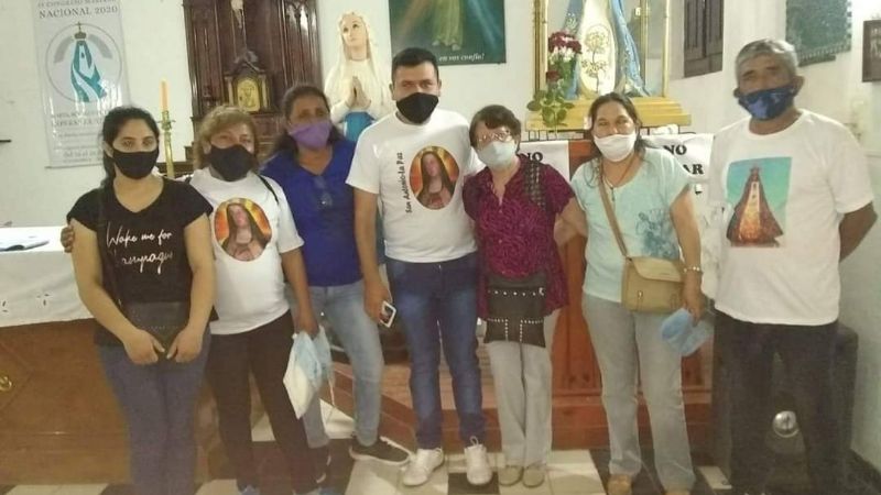 El Obispo Urbanc visitó Icaño y San Antonio de La Paz