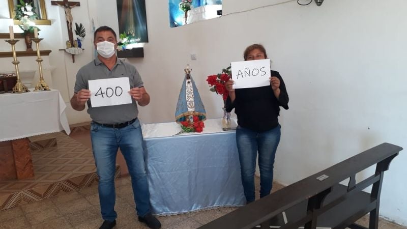 El Obispo Urbanc visitó Icaño y San Antonio de La Paz